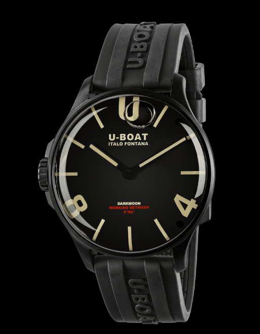 U-Boat Darkmoon Black PVD Steel Replica Watch 8464/D